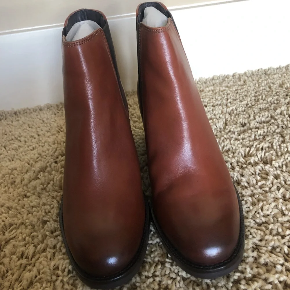 Clarks mascarpone boots - tan leather - Picture 2 of 4